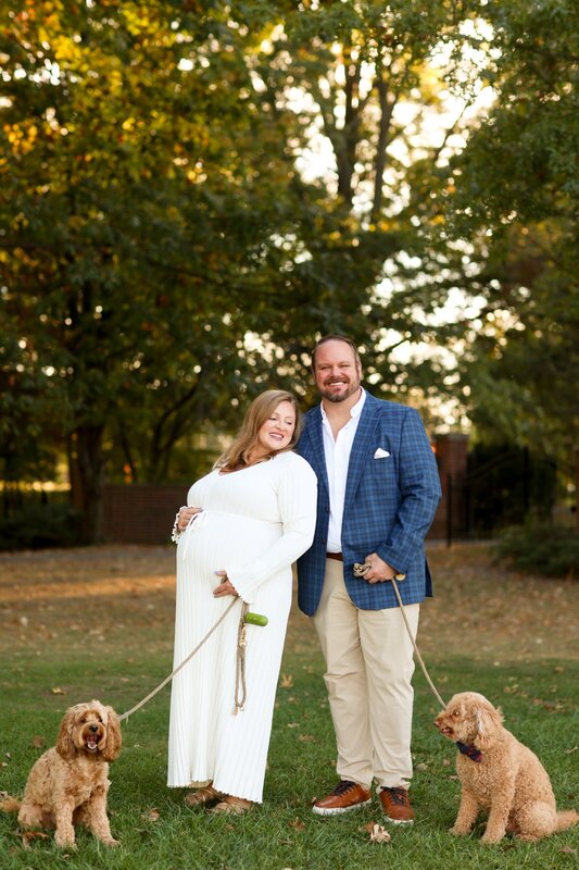 Indy Poop Swoop family with two dogs